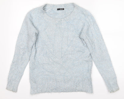 Quiz Womens Blue   Pullover Jumper Size 8
