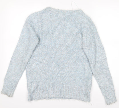 Quiz Womens Blue   Pullover Jumper Size 8