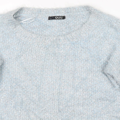 Quiz Womens Blue   Pullover Jumper Size 8