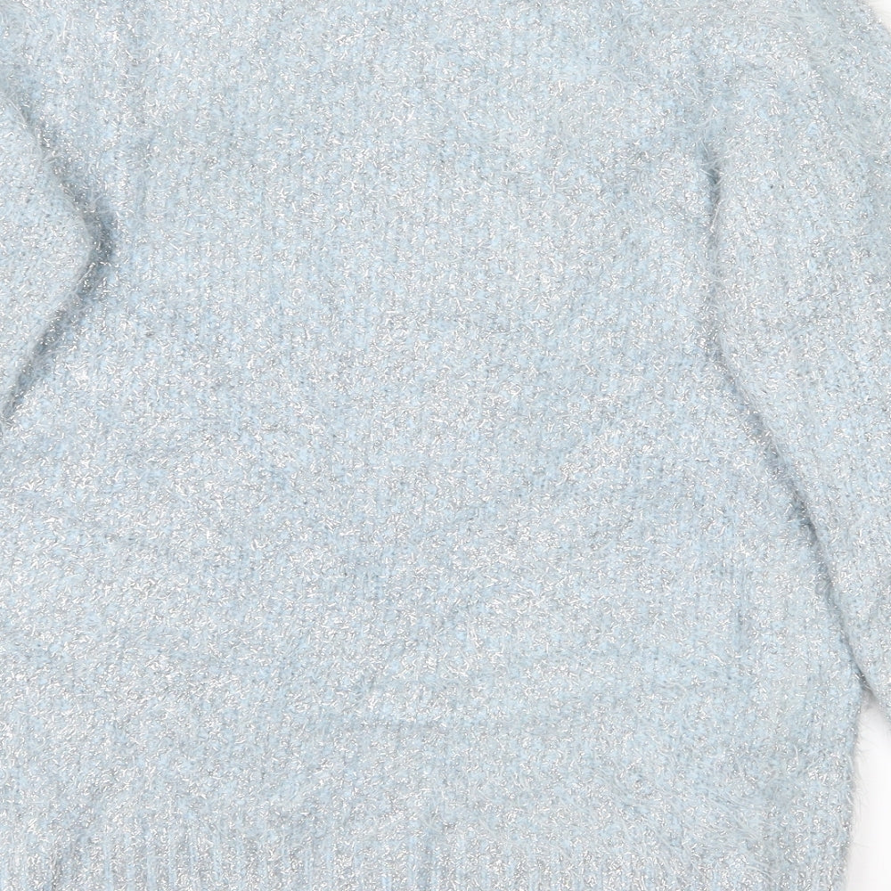 Quiz Womens Blue   Pullover Jumper Size 8