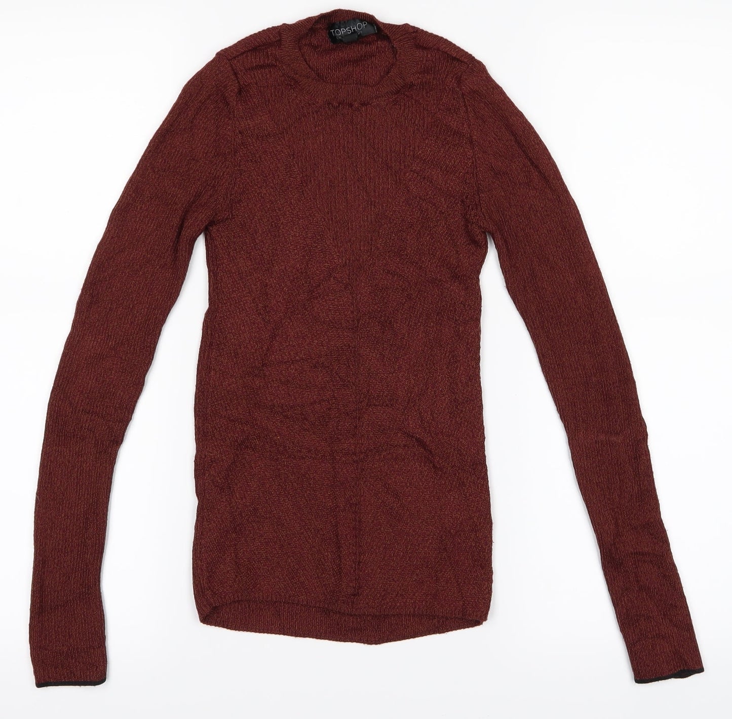 Topshop Womens Brown   Pullover Jumper Size 8