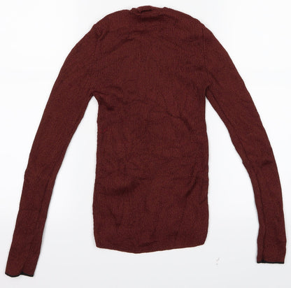 Topshop Womens Brown   Pullover Jumper Size 8