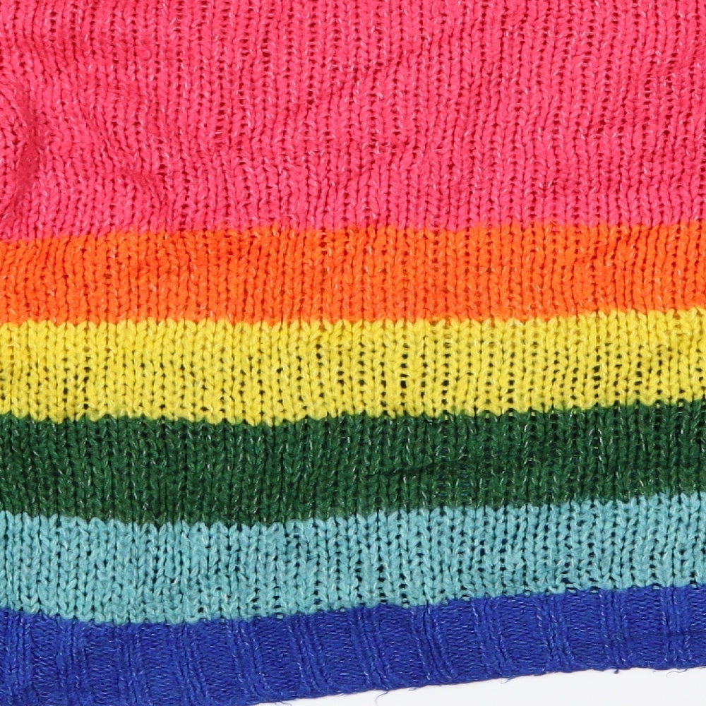 Primark Womens Pink Striped  Pullover Jumper Size XS  - Multicoloured