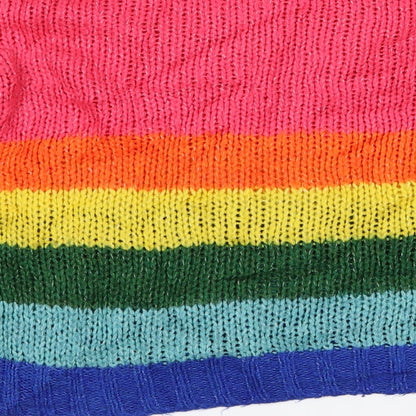 Primark Womens Pink Striped  Pullover Jumper Size XS  - Multicoloured