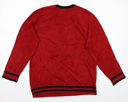 Ann Marie Womens Red   Pullover Jumper Size M