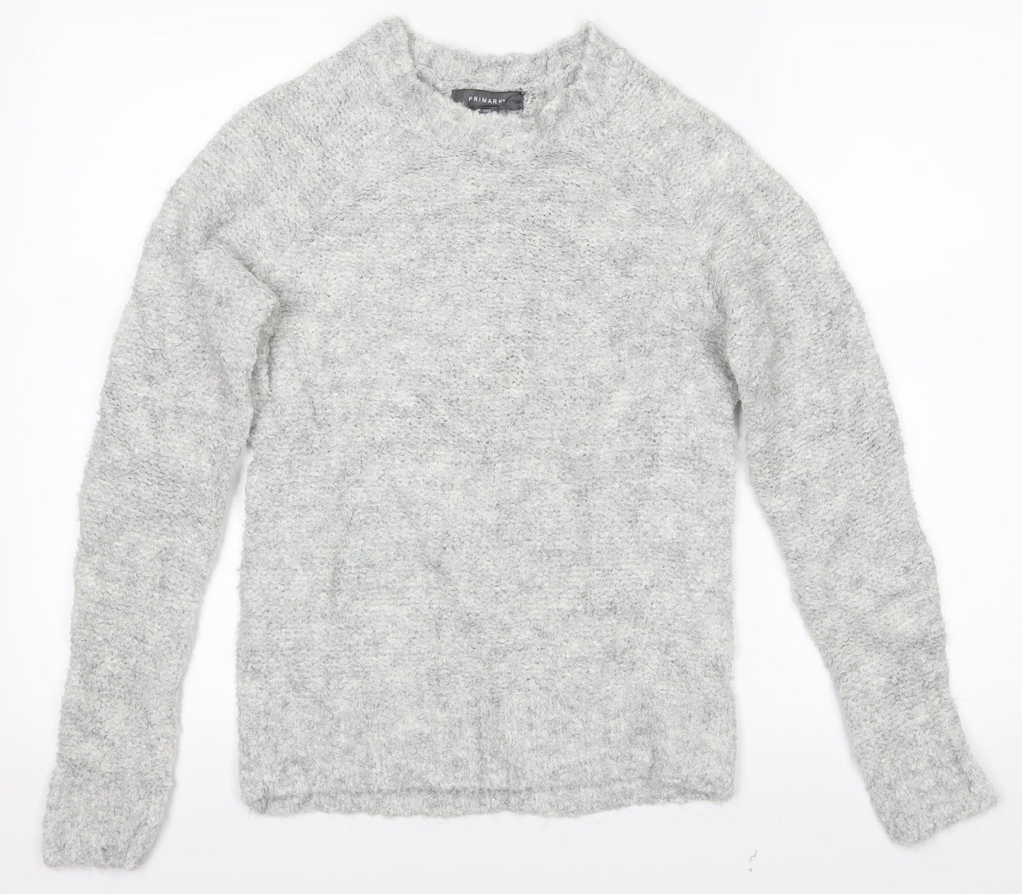 Primark Womens Grey   Pullover Jumper Size 2XS