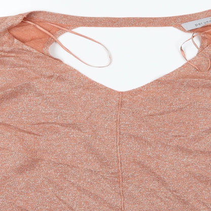 M&S Womens Pink   Basic Blouse Size 14