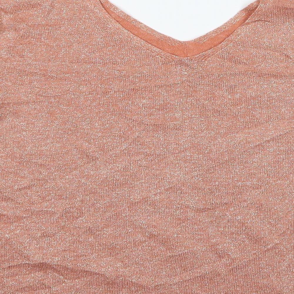 M&S Womens Pink   Basic Blouse Size 14