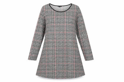 River Island Womens Black Houndstooth  A-Line  Size 10