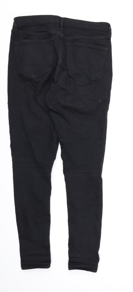 Topshop Womens Black  Denim Skinny Jeans  L32 in