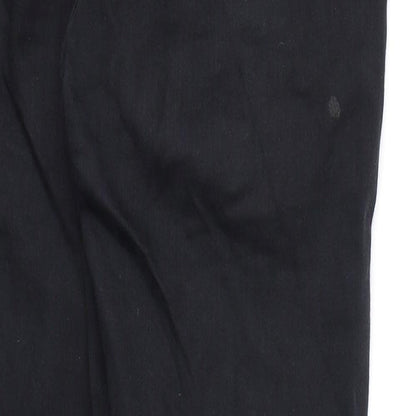 Topshop Womens Black  Denim Skinny Jeans  L32 in