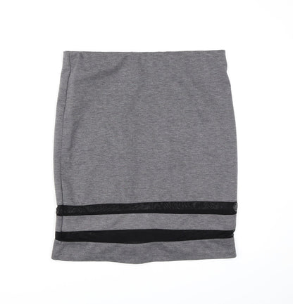 Divided by H&M Womens Grey   A-Line Skirt Size L