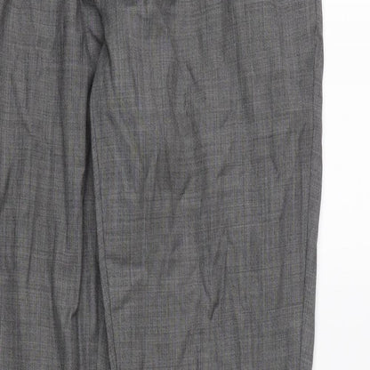 Mens UK Size  Topman Regular Fit Dress Pants Grey Trousers