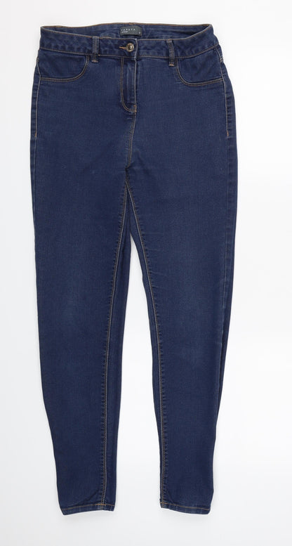 Womens UK Size 10 Papaya Regular Fit Jegging Blue Jeans