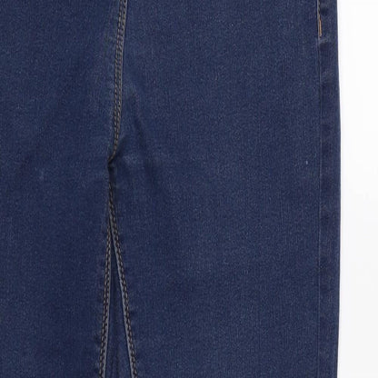 Womens UK Size 10 Papaya Regular Fit Jegging Blue Jeans