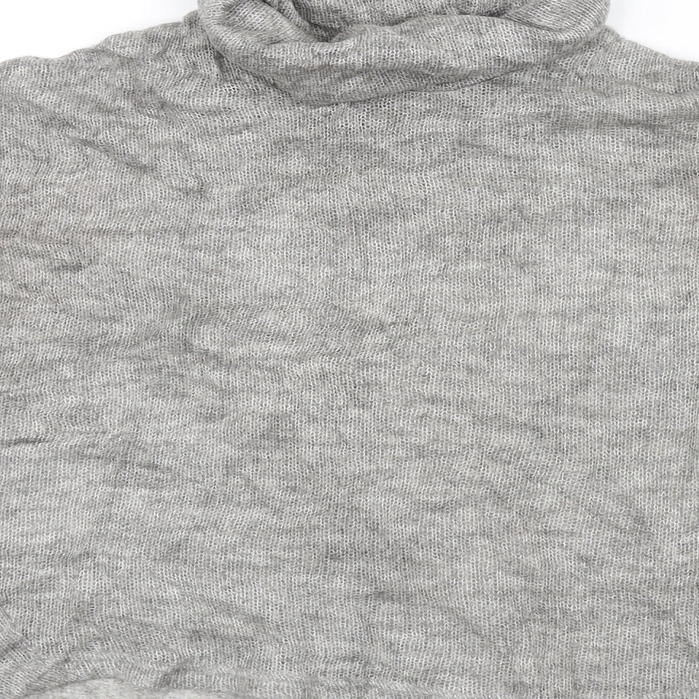 Womens UK Size S Atmosphere Grey Basic T-Shirt