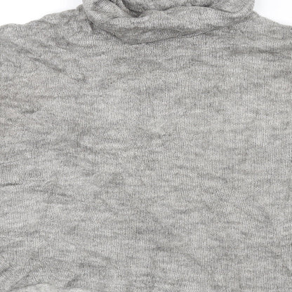 Womens UK Size S Atmosphere Grey Basic T-Shirt