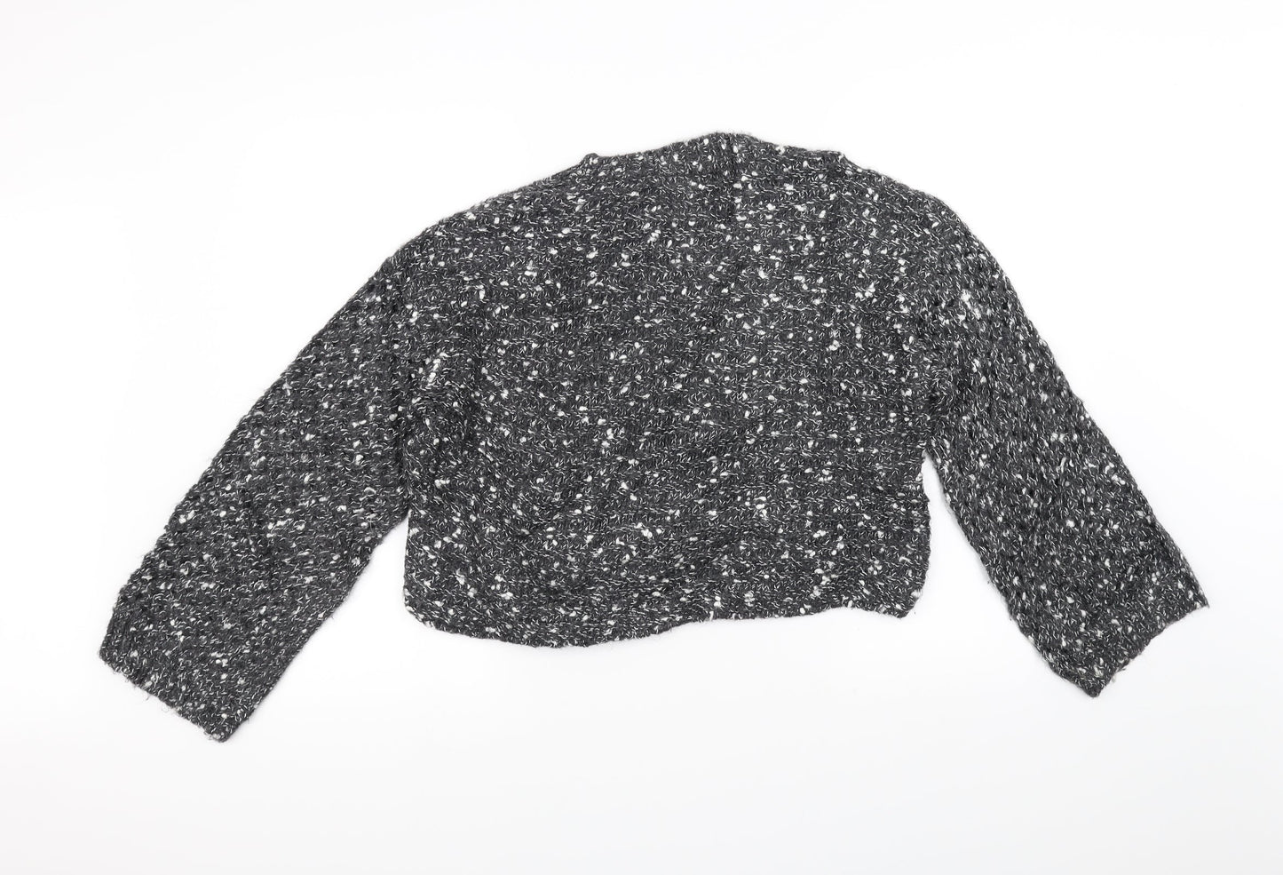 Topshop Womens Black  Knit Pullover Jumper Size XS