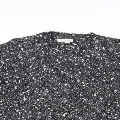 Topshop Womens Black  Knit Pullover Jumper Size XS