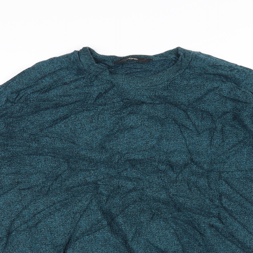 George Mens Blue   Pullover Jumper Size M