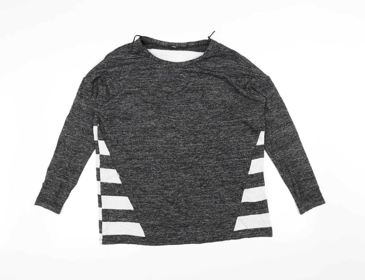 Womens UK Size M Tezenis Black Basic T-Shirt