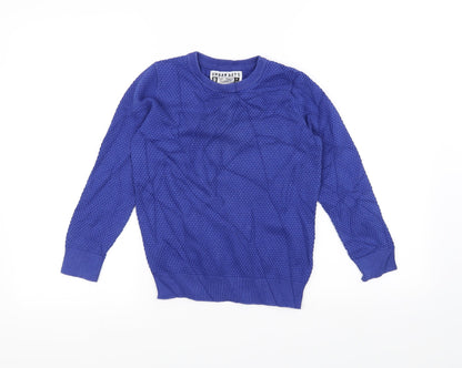 Urban boys Boys Blue  Knit Pullover Jumper Size 8 Years