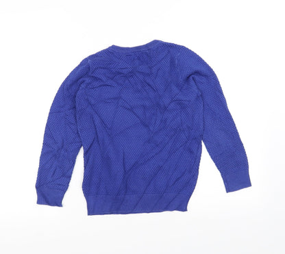 Urban boys Boys Blue  Knit Pullover Jumper Size 8 Years