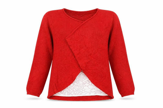 Per Una Womens Red  Knit Pullover Jumper Size 8