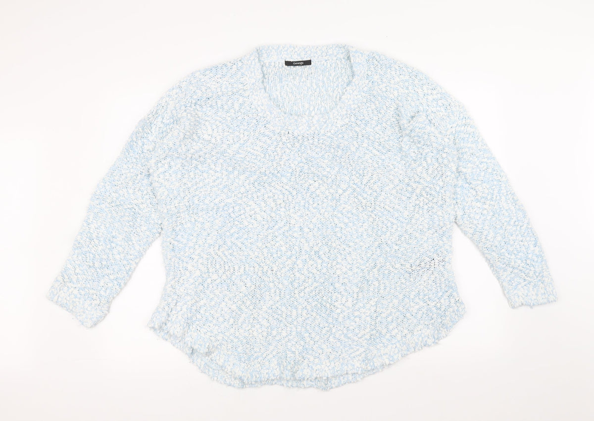 George Womens Blue   Pullover Jumper Size 22