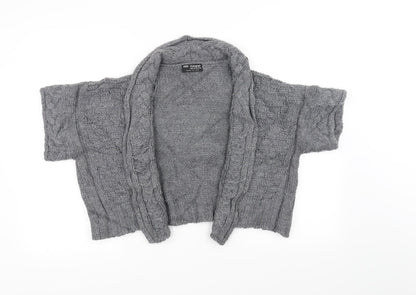 Marks and Spencer Womens Grey  Knit Cardigan Jumper Size 12