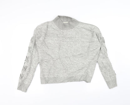 Papaya Womens Grey   Pullover Jumper Size S