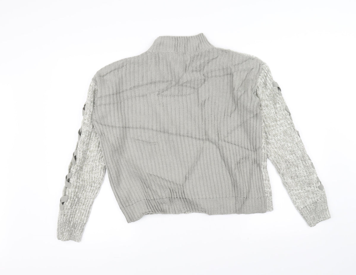 Papaya Womens Grey   Pullover Jumper Size S