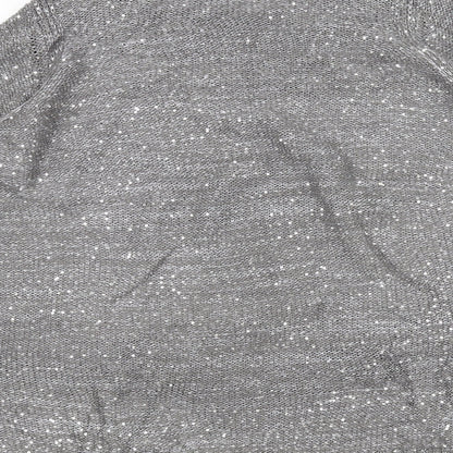JUNAROSE Womens Grey  Knit Pullover Jumper Size L