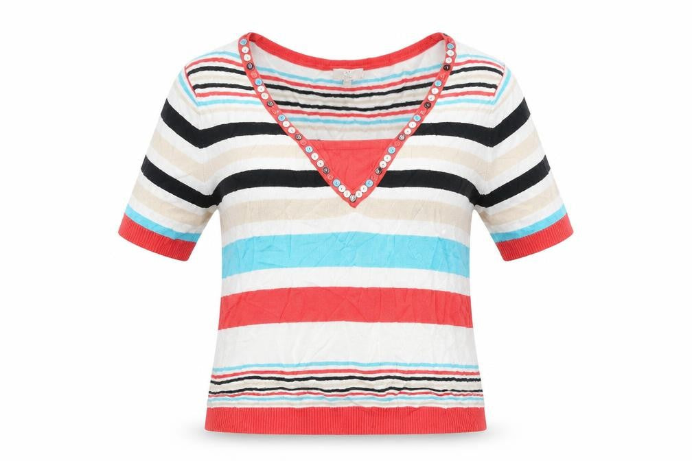 Womens UK Size S petite White Basic T-Shirt