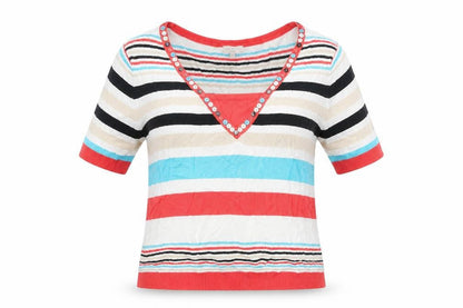 Womens UK Size S petite White Basic T-Shirt