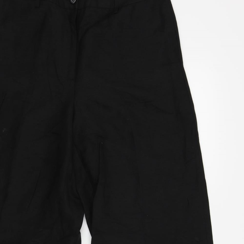 Oscar Womens Black   Trousers  Size 8 L24 in