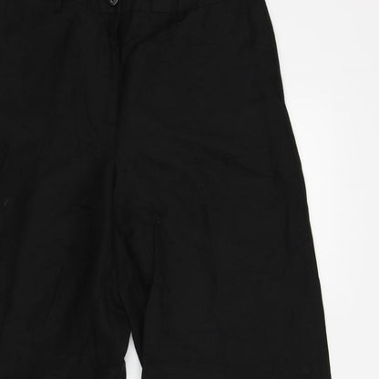 Oscar Womens Black   Trousers  Size 8 L24 in