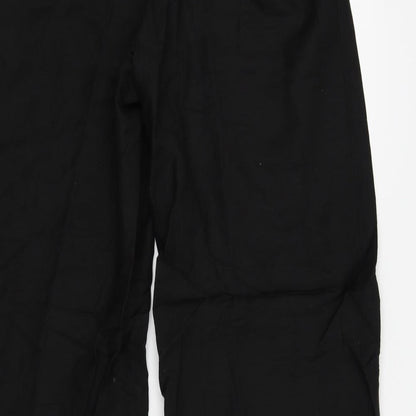Oscar Womens Black   Trousers  Size 8 L24 in