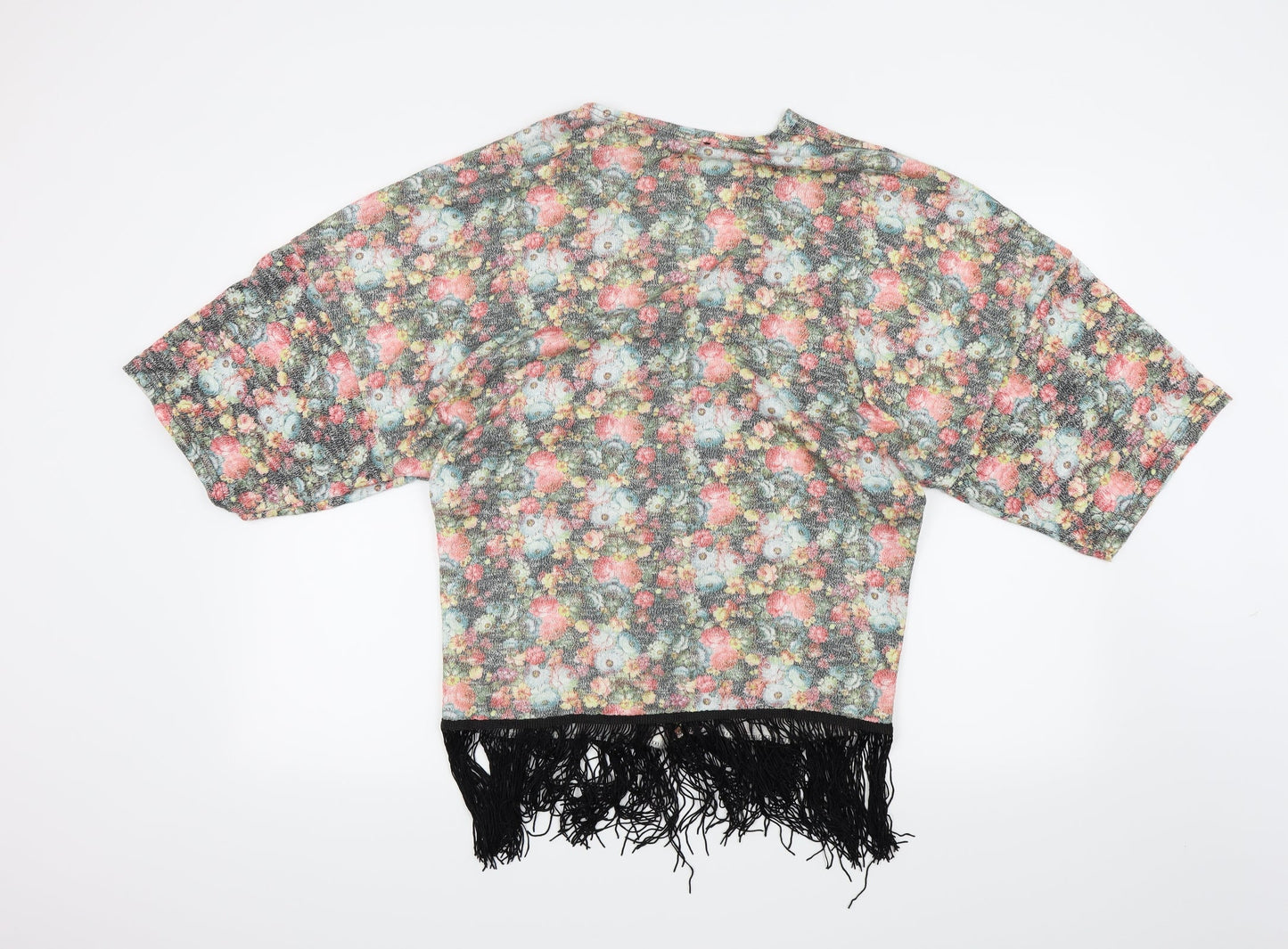 Atmosphere Womens Pink Floral  Cardigan Jumper Size 10  - Open