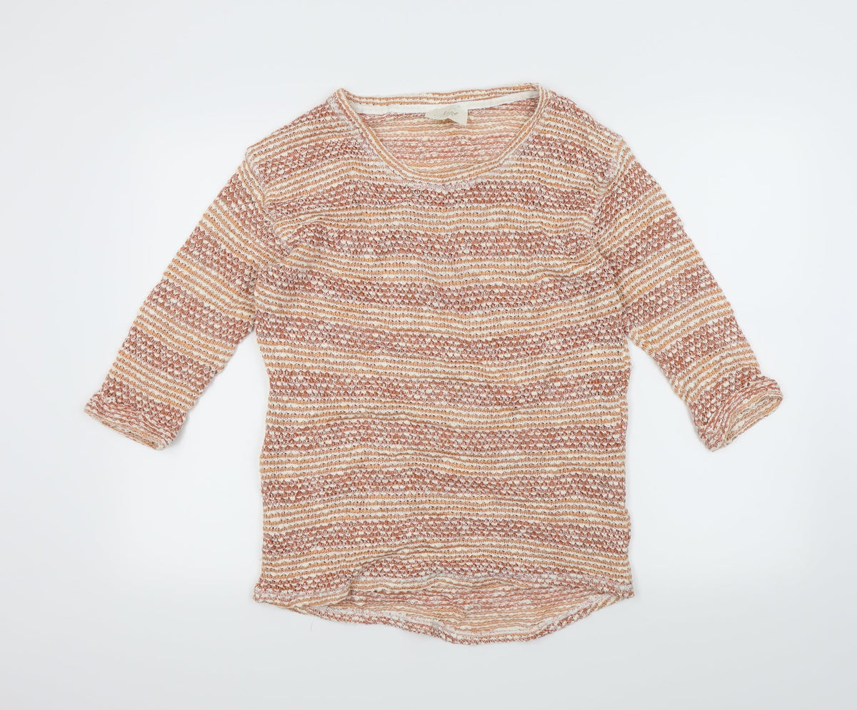 Next Womens Orange   Pullover Jumper Size 14