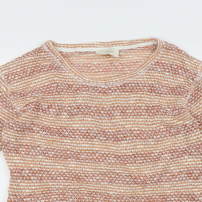Next Womens Orange   Pullover Jumper Size 14
