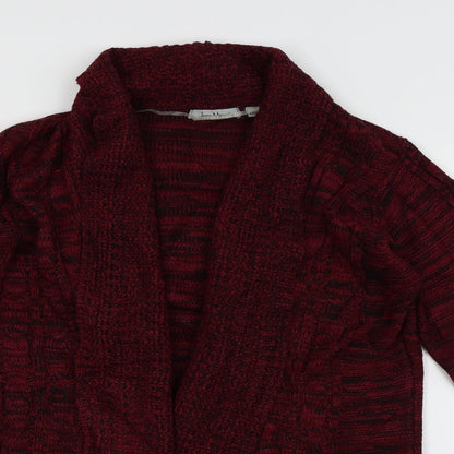 Jason Maxwell Womens Purple   Cardigan Jumper Size S