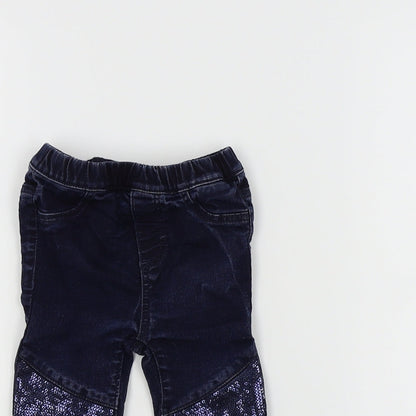 H&M Girls Blue   Cropped Jeans Size 12 Months  - Jegging