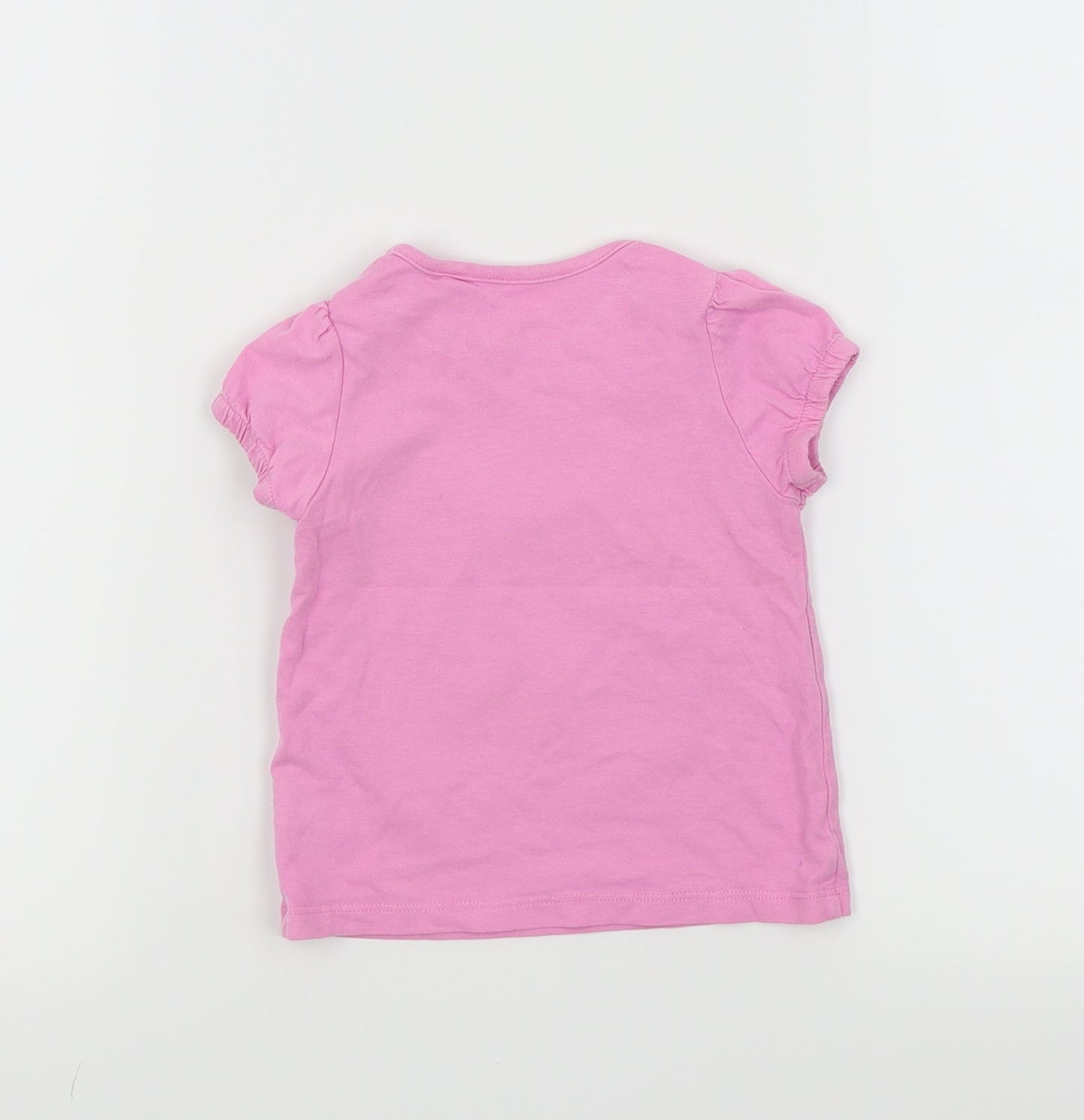 TU Girls Pink   Basic T-Shirt Size 9-12 Months  - Ladybird