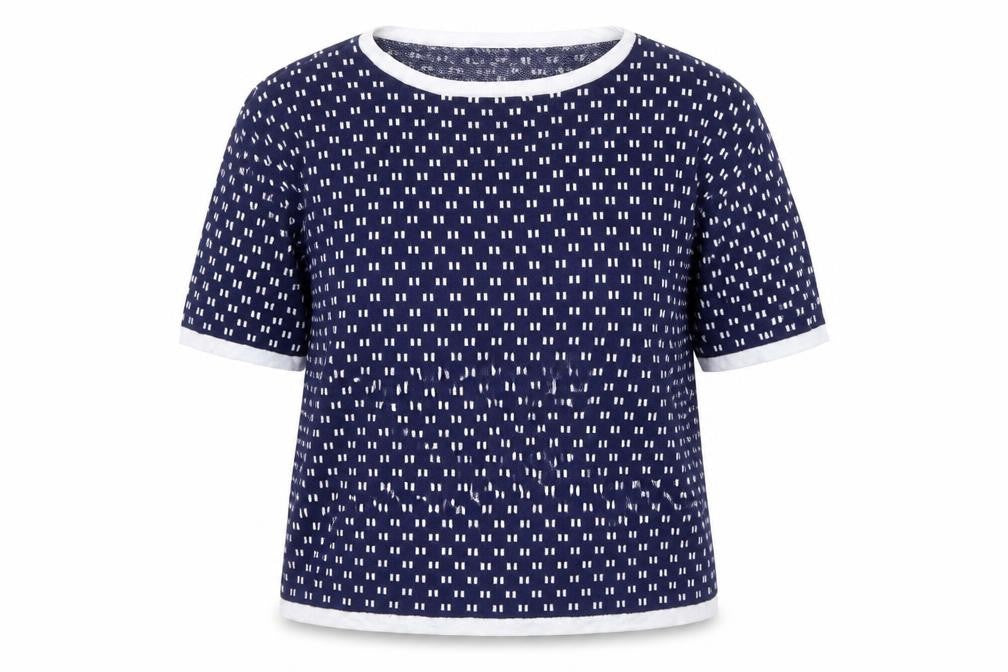 Next Womens Blue Polka Dot  Pullover Jumper Size 16