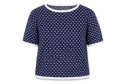 Next Womens Blue Polka Dot  Pullover Jumper Size 16