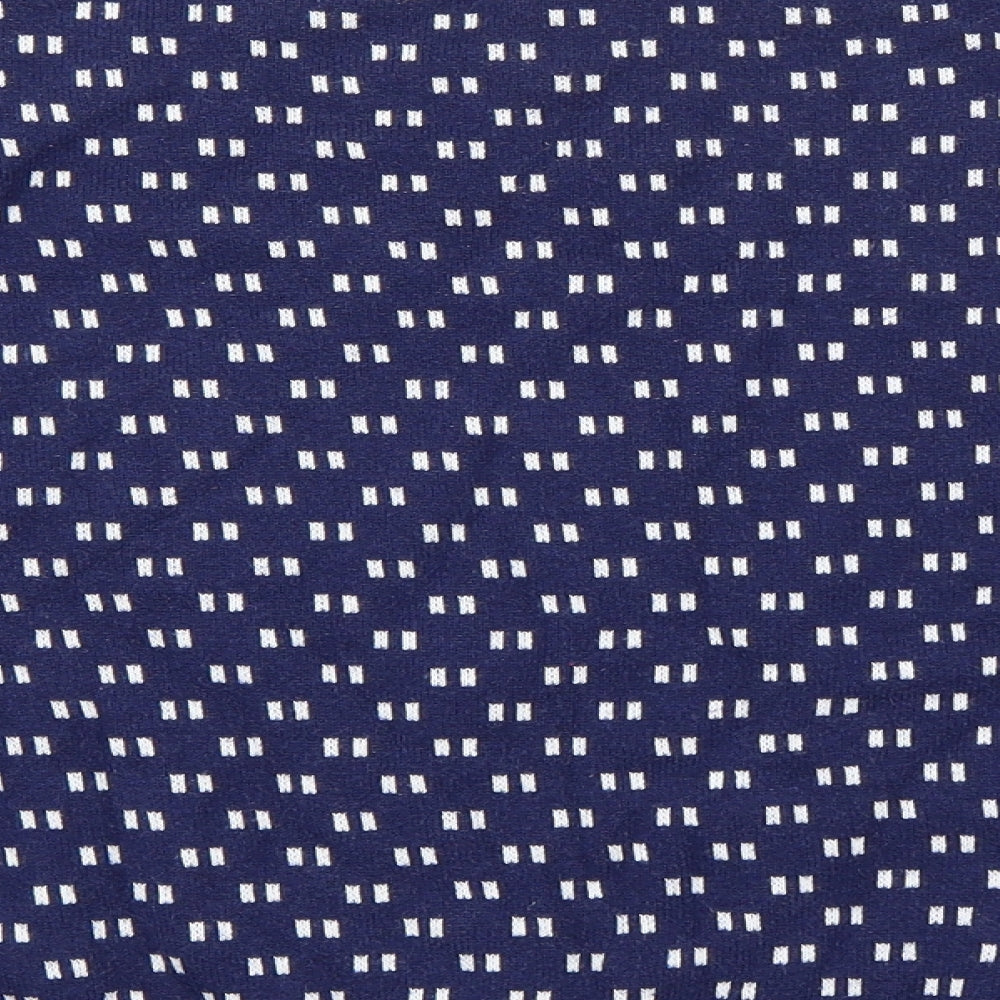 Next Womens Blue Polka Dot  Pullover Jumper Size 16