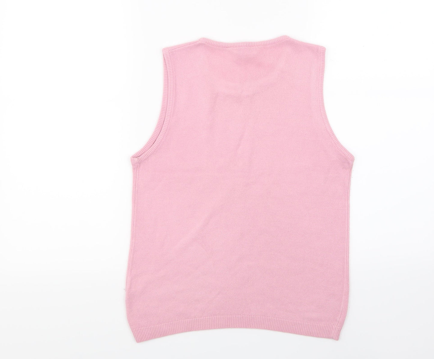 Antonia Bay Womens Pink   Basic Tank Size 12