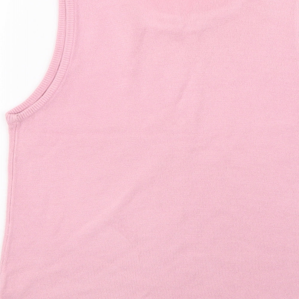 Antonia Bay Womens Pink   Basic Tank Size 12