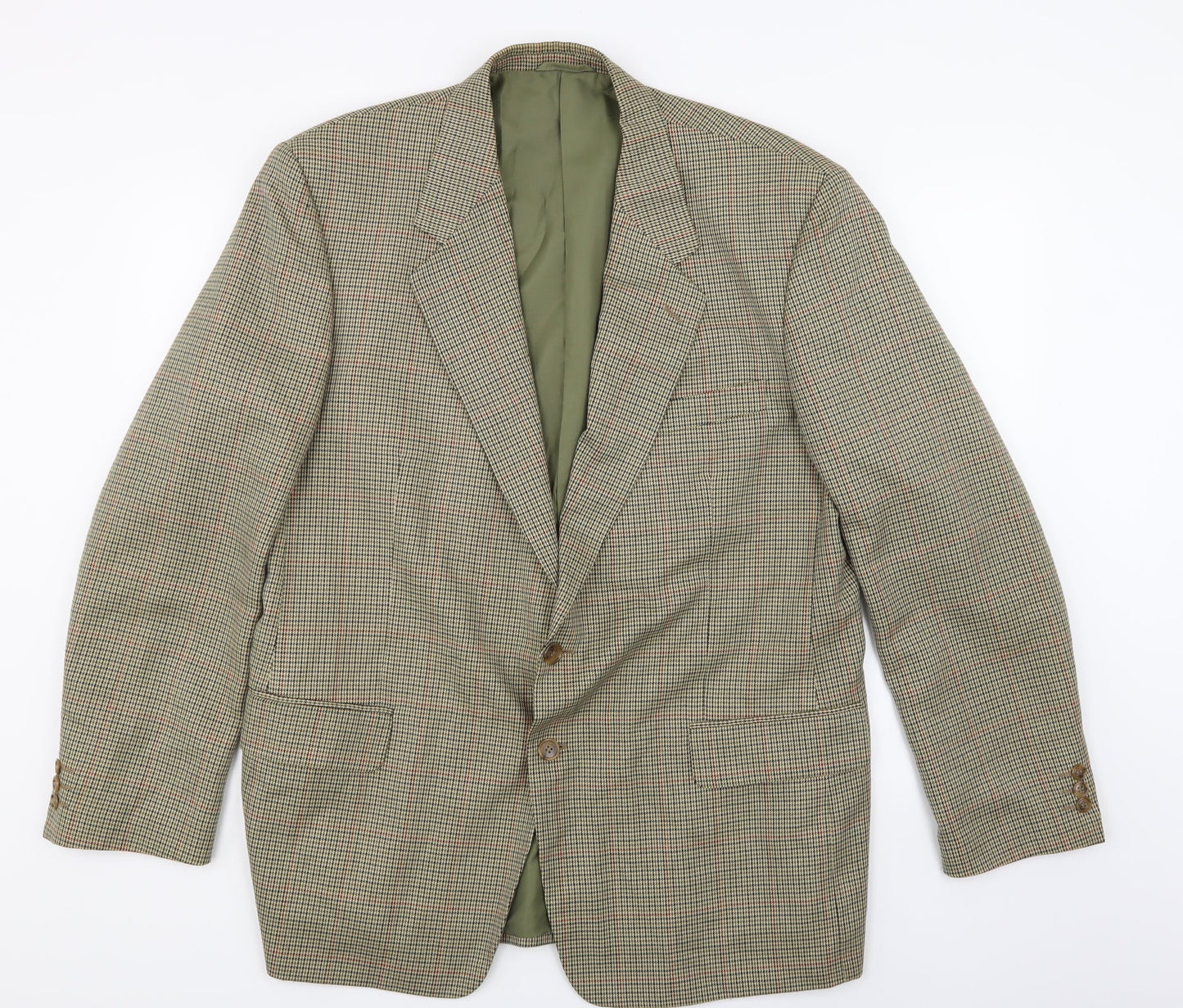 Avenue Mens White Check  Jacket Suit Jacket